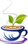 Herbal green tea logo