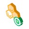 Herbal honey isometric icon vector illustration