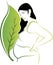 Herbal pregnant logo