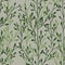 Herbal seamless pattern in ecologic style