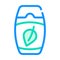 Herbal shampoo color icon vector color illustration