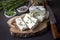 Herbed Cheese from Van Turkey. Turkish name Van Otlu Peynir