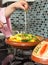 Herbs in Moroccan tajine