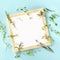 The herbs of Provence, a French recipe design template. A clipboard with aromatic kitchen herbs