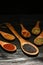 Herbs and Spices Wood Spoons