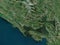 Herceg Novi, Montenegro. High-res satellite. No legend