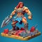 Hercules Man Of Thon: Aggressive Barbarian Board Game