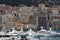 Hercules Port and skyscrapers in Monaco city