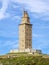 Hercules tower La Coruna Galicia, Spain