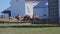 Herd of Camels Grazing on an Amish Farm in Pennsylvania with a Miniature Pony