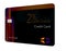 Here is a 2-percent cash back credit card. This card is generic with mock logos.