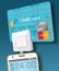 Here is a cell phone credit card reader.