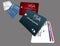 Here is an illustration with five of the healthcare insurance cards you might be carrying.