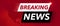 Here is a television news breaking news logo