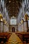 Hereford Cathedral interior main aisle
