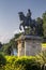 Heritage architecture-Kala Ghoda Statue of Maharaja Sayajirao Gaekwad III near to Sayaji baug Kamati baug`s Main Entrance.