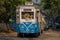 The heritage of Kolkata, trams waiting for passengers on a Sunday morning