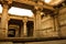 Heritage stepwell with shades of light