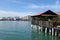 Heritage stilt houses of the Chew Clan Jetty in Penang, Malaysia