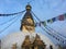 Heritage temple swoyambhunath in nepal.