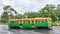 Heritage tram on La Trobe Street in Melbourne, Australia