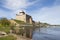 Hermann Castle and the Friednship Bridge over the Narva river.