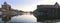 Hermann castle of Narva fortress winter landscape