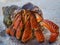 Hermit crab on beach in Hawaii