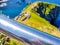 Hermitage of San Juan de Gaztelugatxe at the top of the island of Gaztelugatxe. Vizcaya, Basque Country (Spain). Chromed railing