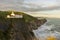 The hermitage of San Telmo at dawn by the sea