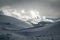 Hermon Mountain. Snow slope. Israel