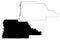 Hernando County, Florida U.S. county, United States of America,USA, U.S., US map vector illustration, scribble sketch Hernando