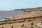 Herne Bay beach and Reculver Towers