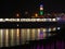 Herne bay pier lights and clock tower