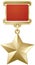 Hero of the Soviet Union Gold star medal