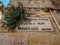 Herod\'s Gate ascent name sign in Jerusalem, Israel