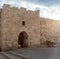 Herod`s Gate, Flowers Gate in Jerusalem, Israel