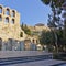 Herodion theater under acropolis, Athens Greece