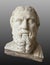 Herodotus. Bust of ancient greek historian