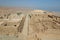 Herods Ancient Fort at Masada with the Dead Sea  Judaean Desert Israel