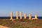 Herods Promontory Palace in Caesarea Maritima National Park