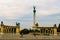 Heroes square of Budapest, Hungary