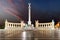 Heroes square - Budapest at night