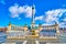 Heroes` Square with its Millennium Monument is one of  the most photogenic places in Budapest, Hungary