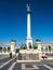 Heroes Square is one of the major squares in Budapest, Hungary