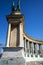 Heroes Square is one of the major squares in Budapest, Hungary