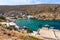 Heronissos bay at the north edge of Sifnos. Greece