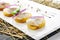 Herring Canape with Potato and Onion