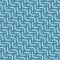 Herringbone blue seamless pattern in flat style.