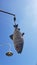 Herringbone emblem Fish Lantern in La Jolla California